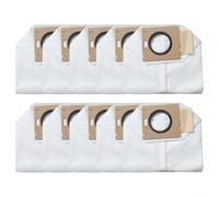Vilgftyiet Replacement Dust Bags for Uwant V500 Cordless Vacuum, 2.5 Liter Disposable Bags Meltblown Fibres and Non-Woven Fabric for Enhanced Filtration and Hygienic Dust Containment(10 PACK)