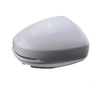 Vilgftyiet Replacement Left Side Mirror Cover for Honda for jazz GK5 2014-2019, Painted White ABS Shell with Lamp Cutout, for snap-on Installation, OEM 76251-T5A-J31(right side)