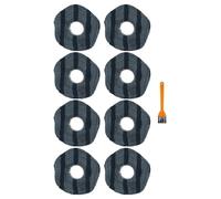 Vilgftyiet Replacement Mop Pads for eufy X10 Pro and for OMNI X9 Pro Robot Vacuum Cleaners, 8-Pack, Microfiber for spin Cleaning Cloths for Hardwood Floors and Tile A