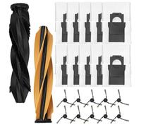 Vilgftyiet Replacement Parts Kit for MOVA Z60 for ULTRA Roller Complete Robot Vacuum and Mop, 10/22pcs Includes Main Brush, Side Brushes, Dust Bags, ABS+Nylon Material, Non-Woven Mop Rags