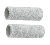 Vilgftyiet Replacement Roller Brush and Mop Cloth Kit for ECOVACS/T80 OMNI/T80 Robotic Vacuum, Washable Mopping Pad for Tile Laminate Floor(2pcs)