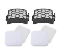 Vilgftyiet Replacements Filter Set for Shark LA480WM UV850 UV900 UV900CCO, Compatible with XHF320 & XFFK602UKT, 2 Packs Foam and HEPA Filters with Sponges for Vacuums Parts