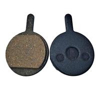 Vilgftyiet Resin Disc Brake Pads for Promax DSK-400/410/610/700/Xnine - Steel Backing Plate, 34.8 × 24.8 × 24.8 mm, 16.2 g/pair