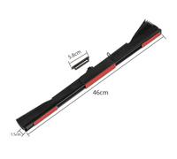 Vilgftyiet Retractable Car Side Sunshade with ABS + Nylon Mesh Fabric for Breathable Shading & UV Protection, 46 cm L x 60 cm H, 1 Piece (Black/Grey/Beige)