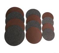 Vilgftyiet Reversible Felt Plant Mat Circular Coaster Set for Indoor Outdoor Flower Pots Protection Multi-Size Double Sided Absorbent Floor Protector 12 Pack Brown Charcoal