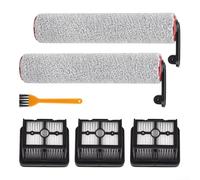 Vilgftyiet Roller Brush and Filter Replacement Kit for Cordless Wet and Dry Vacuum Cleaner Compatible with for DREAME H12 Pro and H12 Dual, Efficient Cleaning Accessory