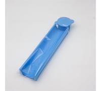 Vilgftyiet Round Cake Pops Baking Molds with 9 Inch Tray, Plastic Dessert Mold Set for Home Baking, Weddings, Parties, Cookie Dough and More, Blue and White Blue