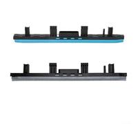 Vilgftyiet Rubber Floor Scrape Strip Set Compatible for Karcher BR 30/4C BR Series Floor Cleaner Replacement Parts for Multiple Surfaces Blue Black 4.777-008