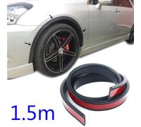 Vilgftyiet Rubber Wheel Arch Trim Flares 150 cm × 3.8 cm for Car Protection Strip - Flexible Mud & Scratch Guard for SUVs, Trucks and Sedans
