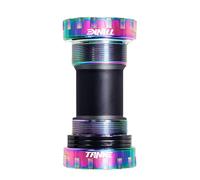 Vilgftyiet Sealed for Bicycle Bottom Bracket Bearing for TANKE BB68 Push-in 73mm Thread, 90x45mm Aluminium Alloy Center Axle - Compatible with 68-73mm Five-Way, Black