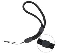 Vilgftyiet Security Safety Tether Lanyard for Helmet Camera and Bike Lights - 20.5 cm Nylon Anti-Lost Wrist Rope Compatible with Garmin Edge Cycling Computers Black
