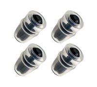 Vilgftyiet Silicone Bite Valve Replacement Sheath for Water Bladder Hydration Pack - 4-Pack, 2.7 x 1.8 cm, Compatible with Most Brands Including 360° Rotatable & On/Off Valves Black