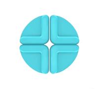 Vilgftyiet Silicone Non-Slip Feet for Cutting Board, Chopping Board Mats Kitchen Gadgets, Anti-Slip Pads to Protect Countertops, Easy to Clean, 5.5x5.5cm, 4 Pack(Blue)