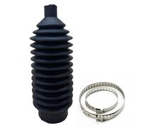 Vilgftyiet Silicone Power Steering Rack and Pinion Boot Clamp Kit - Black, Heat-Resistant & for Durable, for Universal CV Steering Gaiter Replacement, Includes 2 Clamps and 1 Gaiter Boot