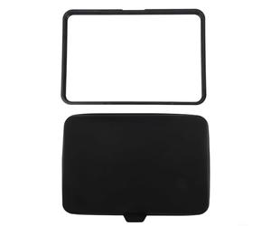 Vilgftyiet Silicone Screen Protector And Protective Frame For TM7 Display Kit, Washable for splash Guard With Plastic Border, Black Kitchen Accessory For Touchscreen Defense