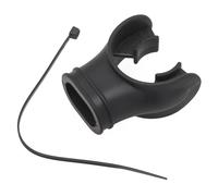 Vilgftyiet Silicone Snorkel Mouthpiece for Second Stage Dive Regulator, Food-Grade Soft & Elastic with Dotted Texture, Compatible with Most Breathing Tubes, Black