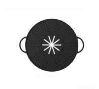 Vilgftyiet Silicone Splatter Guard Heat Resistant Oil Filter Mesh with Ring