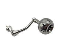 Vilgftyiet Single Arm Carbon Fishing Spinning Reel Handle for Shimano Stella & Twin Power - Aluminum Alloy, 68mm Rocker Arm, 40.2g gray35mm