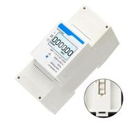 Vilgftyiet Smart 220V Single Phase DIN Rail Energy Meter with Digital LCD Display and RS485 Communication for Home and Rental Property