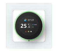 Vilgftyiet Smart WiFi Floor Heating Thermostat Digital Temperature Controller LCD Display Touch Screen Remote Control Compatible With Water Heating Electric Floor Heating System(water heating)