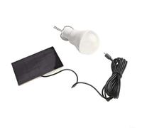 Vilgftyiet Solar Light Bulbs for Indoor Home and Chicken, Rechargeable LED Solar Lights for Shed Night, Power Outage and Outside