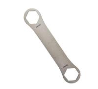 Vilgftyiet Stainless Steel Bicycle Front Fork Shoulder Cover Screw Removal Tool for RST Oil Spring Forks, 170mm Cycling Maintenance Wrench 24-26mm