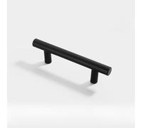 Vilgftyiet Stainless Steel Cabinet Handles for Drawers and Wardrobes, Brushed Titanium Gold & Dark Black Finish, 1 Pack, Easy to Install with Comfortable Grip