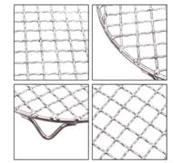Vilgftyiet Stainless Steel Cooking Grids 20mm Legs 2 Pack | Stable design with 20mm legs allows optimal airflow for even heating, perfect for air fryers, ovens, and pressure cookers.