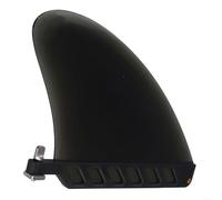 Vilgftyiet Surfboard Center Fin Soft for flex PVC Replacement for SUPs Long Board River Running with Screw Black Yellow Green(black)