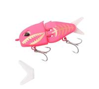 Vilgftyiet Swingfish S-Type Micro Bait for Fishing - 6.5 cm Slow-Sinking ABS Lure with 3D Paint, Compatible with Trout, Perch, Mandarin Fish & More B