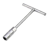 Vilgftyiet T Handle Socket Wrench Set, Metric Hexagon, 8mm 10mm 12mm 13mm, Short T-Shape Design for Tight Spaces, Iron Material, Silver