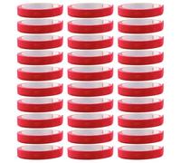 Vilgftyiet Table Tennis Racket Edge Tape - Sponge Side Protection Band for Paddle Rubber & Blade Edges, 10mm Width, 30-Pack (Red/Blue/Black) red