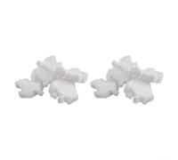 Vilgftyiet Turtle Shaped Oil Absorbing Sponge Skimmer 16 Piece Set for Swimming Pool Spa Tub Maintenance Filter Cleaner Remover Surfaces Scum Collector White