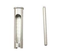 Vilgftyiet Twist Shaft Sleeve for Abu Garcia MAX4 Series 5th Gen, Compatible with MAX4 X (B4) / MAX4 SX (P4) / STX/PRO EXD/ZATA Roxani BF8 / V, Aluminum Alloy Repair Part, 1 Set, Black