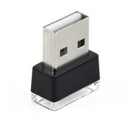 Vilgftyiet USB LED Interior Ambient Light Bulb for Cars - 5V Mini Neon Lamp with Flexible Body, Soft White/Blue/Red/Purple/Yellow/Green Glow, ABS Material, Compact 2 x 1.5 x 0.8 cm - 1 Piece