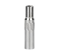 Vilgftyiet Valve Extension Adapter for Xiaomi M365 Electric Scooter - Stainless Steel Screw-On Tire Valve Stem Extender, 24mm/19mm/27mm/39mm Sizes, Silver 39mm-B