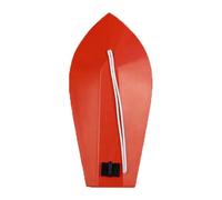 Vilgftyiet ving Board with Swinging Motion, 150-390mm Sizes, Red Plastic Lure Accessory Compatible with Mid-Level Migratory Fish and Bluefin Tuna, 1 Pack