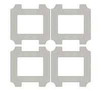 Vilgftyiet Washable Mopping Pad for ECOVACS for DEEBOT W2S Robot Vacuum, Flexible Microfiber Replacement Cloth for Deep Cleaning Floors, 6 or 10 Pack(4 Pack)