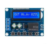 Vilgftyiet XY-L10A Digital Charging Control Module 6-60V DC 10A, LCD Voltage Monitor and Overcharge Protection Board for Industrial Lead-Acid and Li-ion Batteries
