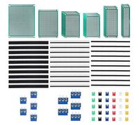 VILHTL 92 Pcs Double Sided PCB Board Kit Prototype Boards for DIY Soldering and Electronic Project Circuit Boards Compatible with Arduino Kits,includes 40-Pin 2.54mm Male and Female Headers