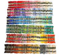 Vilihkc Rainbow Color Embroidery Floss 447 Skeins Per Pack with Cotton for Cross Stitch Threads Bracelet Yarn Craft Floss Embroidery Floss Set
