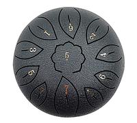 Vilihkc Steel Tongue Drum 11 Notes 6 Inches Dia Lotus type Hand Drum Healing Drum Percussion Drums Instrument Steel Drum C-Key Handpan Drum