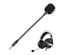 VILITI Replacement Microphone,3.5mm Replacement Bluetooth Boom Headphones,Detachable Jack Wired Mic,Computer External Setup Accessories,for Ps5 Gaming Voice Radio,Classroom Office Laptop Portable