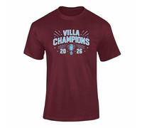 Villa Champions 2026 Football T-Shirt Istanbul Final Mens Kids 1M2XL