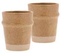 Villa Collection Evig Mug Diameter 8 x 10 cm 0.35 litres Amber Pack of 2