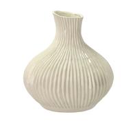 Villa Collection Oak vase Ø31x33,5 cm Cream white