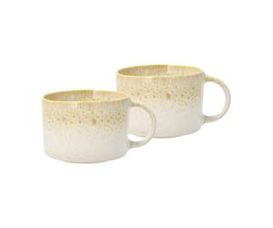 Villa Collection Styles mug with handle 16 cl 2-pack Creme-sand