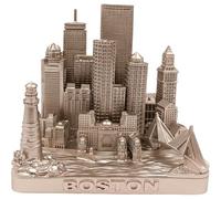 VILLA CRAFT Boston City Skyline 3D Model Rose Gold 4.5 Inches