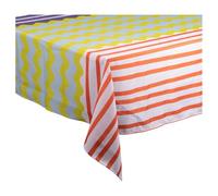 Villa d'Este Home Tivoli 1996 Rectangular Tablecloth in Stain Resistant Polyester 140 x 240 cm Multicolour More Amor