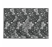 Villa d'Este Home Tivoli Leaves Black Placemat